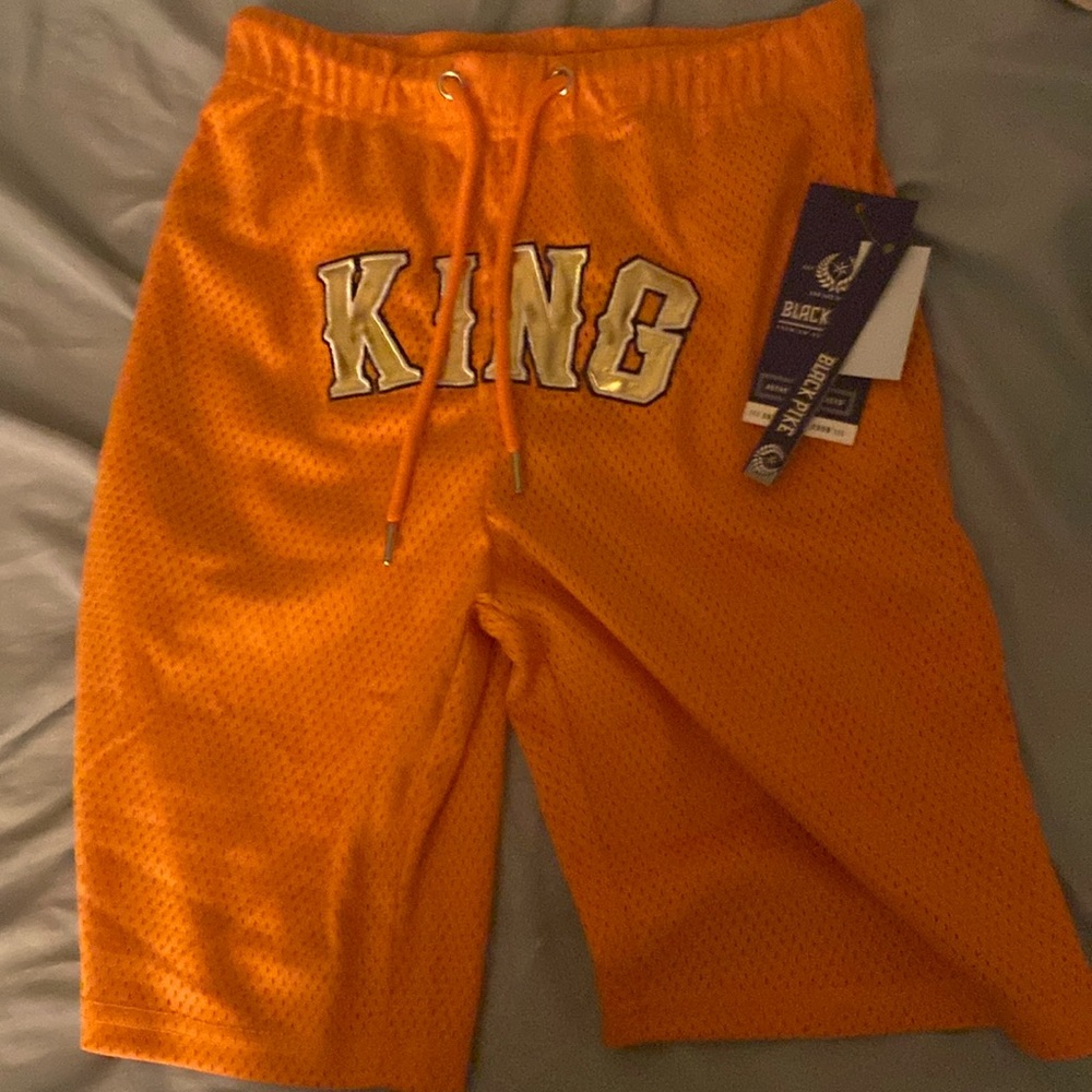 Selling king jorts summer style orange shorts